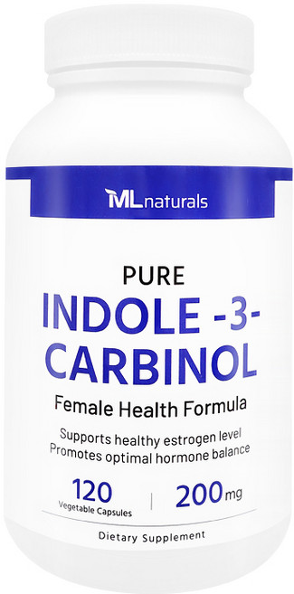 [미국빠른직구] 신제품 마이라이프 내추럴스 인돌-3- 카비놀 200mg 120정, 1개