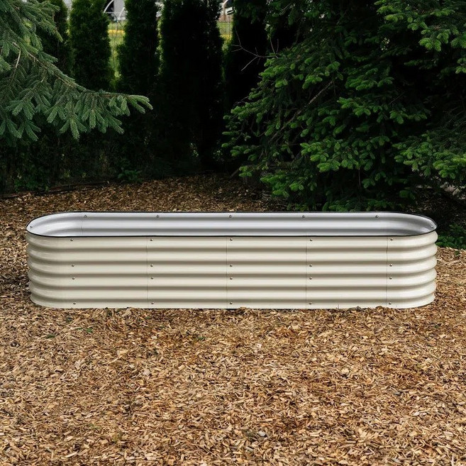 바테정원 플랜트박스 베란다 텃밭 상자 옥상텃밭 대형 +브레이싱보강대2개, 화이트, 1개