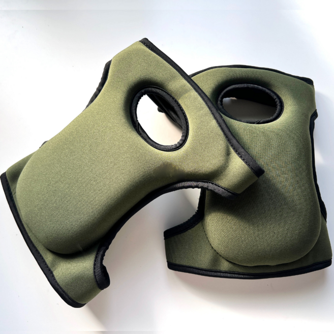 심플리비 텃밭 원예용 무릎 보호대 도톰 패드 2개, 카키, 1세트