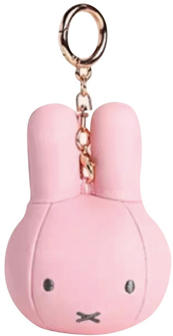 【iam我適文創】miffy米飛兔4D大頭PU皮革吊飾 娃娃鑰匙圈