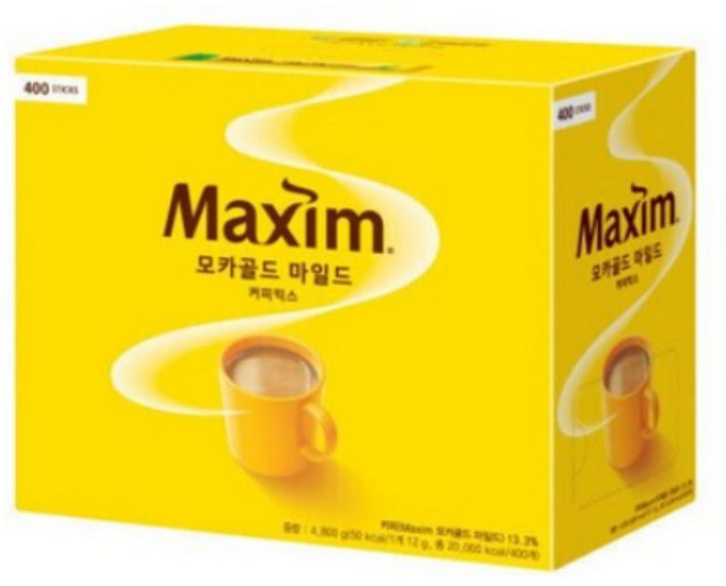 동서식품 맥심커피 맥심 커피믹스 모카골드 마일드 400개입 1개, 12g