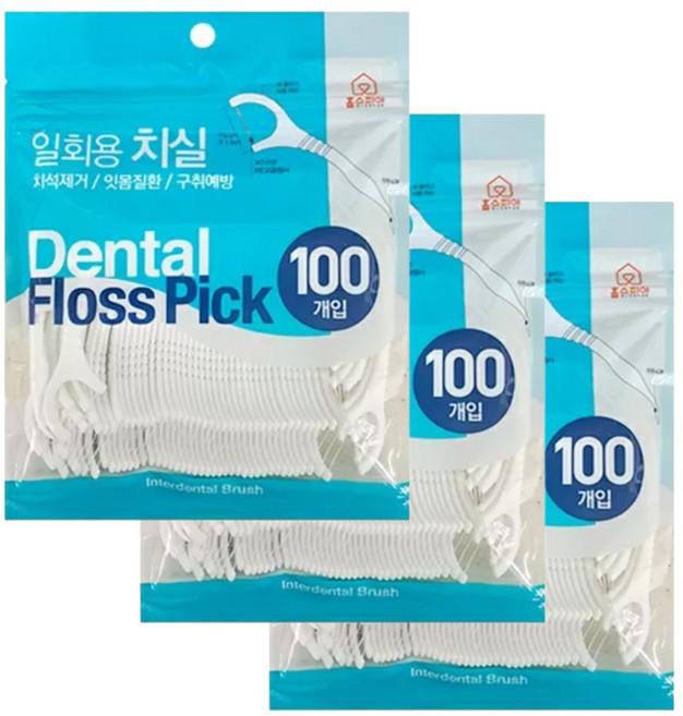 홈스피아 일회용 치실, 3개