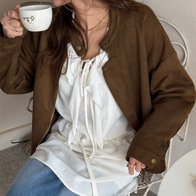 [난닝구]르무브 스웨이드자켓