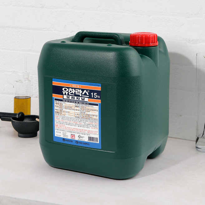 II 유한 유한락스 말통 오리지널 15kg ( 욕실청소 주방청소 대용량 악취제거, 1개