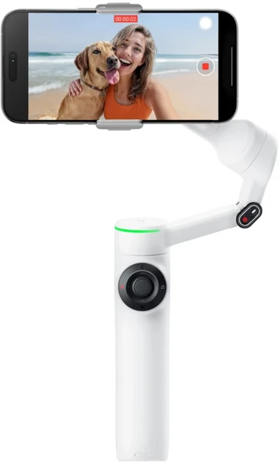 인스타360 플로우 2 프로 핸드헬드 짐벌 스테빌라이저 AI 필름메이커 360 무한 팬 액티브 줌 트래킹 ( 호환, 05 Sports set, 02 White
