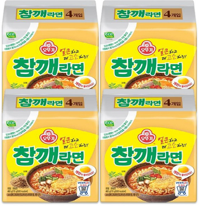 오뚜기 참깨라면 115g X 16봉배송품질보증, 16개