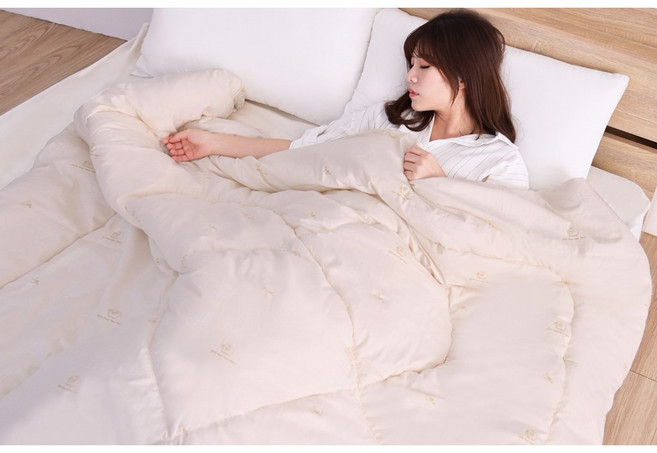 賀雅家居 台灣製 100% 澳洲小羊毛被 防蹣抗菌工廠直營批發價, 雙人棉被