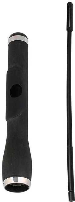 BQLZR 목관악기 수리 부품 우드 피콜로 헤드 조인트 1.5cm(0.6인치) ID 플루트 로드 포함, 1개