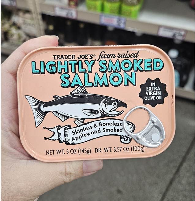 트레이더조 Trader Joes 훈연 연어, 2개, 145g