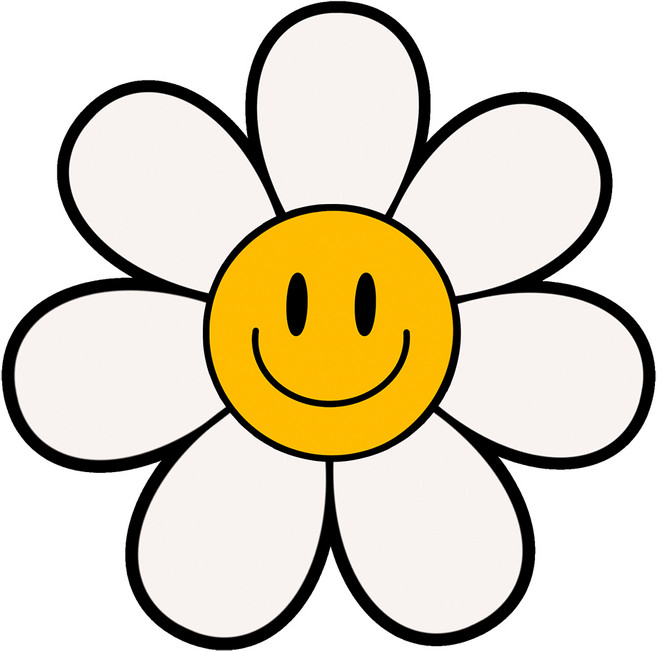 위드코코 DIY 캐리어 꾸미기 리무버블 방수 스티커 (거울 유리 창문 벽 욕실 타일 부착가능), 빅데이지, 1개