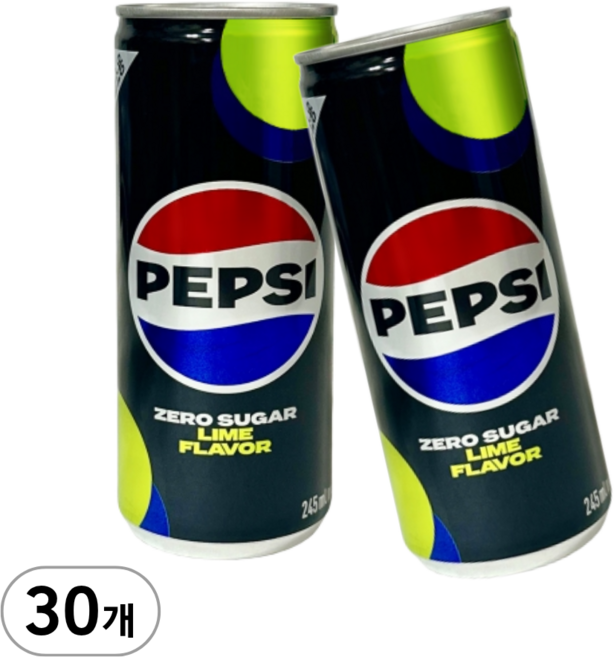 펩시 제로 업소용, 245ml, 30개