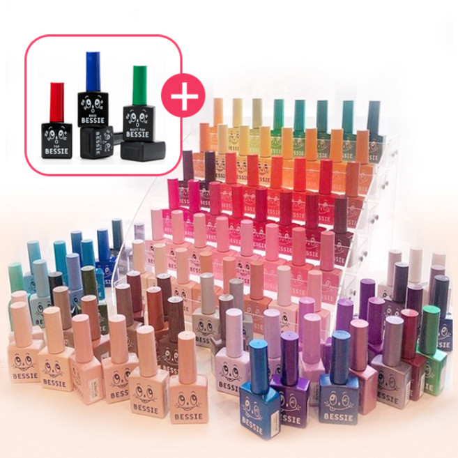 베씨젤 전칼라105종 묶음세트 [베이직3종 증정] 네일젤, 105종+3종, 1개, 10ml