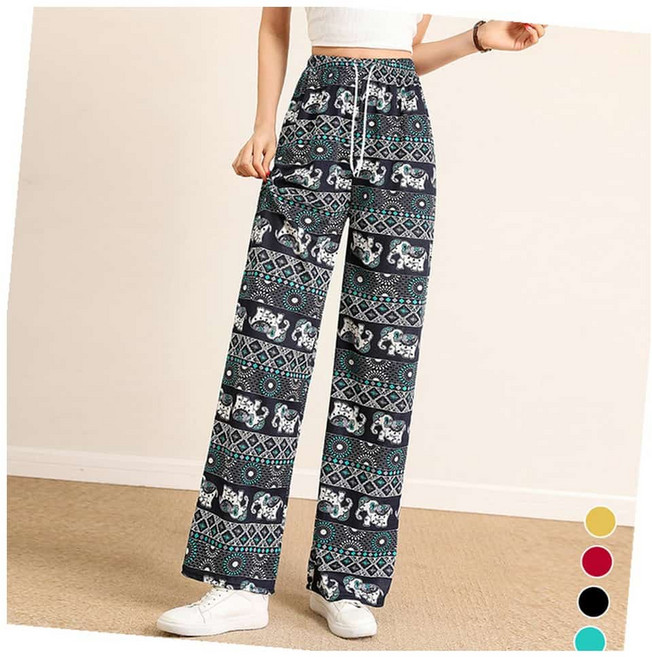 MN 여름 태국 코끼리 바지 여자일자코끼리바지