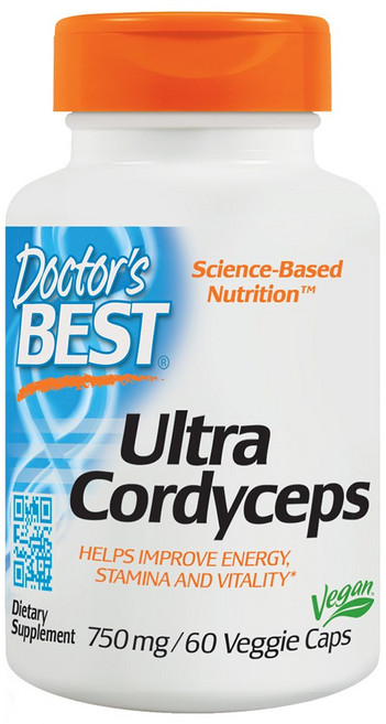 Doctor's BEST 冬蟲夏草植物膠囊, 60顆, 1罐