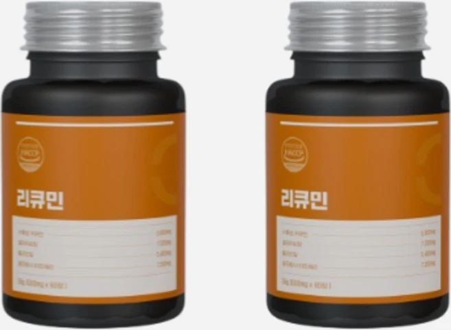 리큐민 수용성 커큐민 샐러리씨앗 타트체리, 2박스, 60정 - 쿠팡