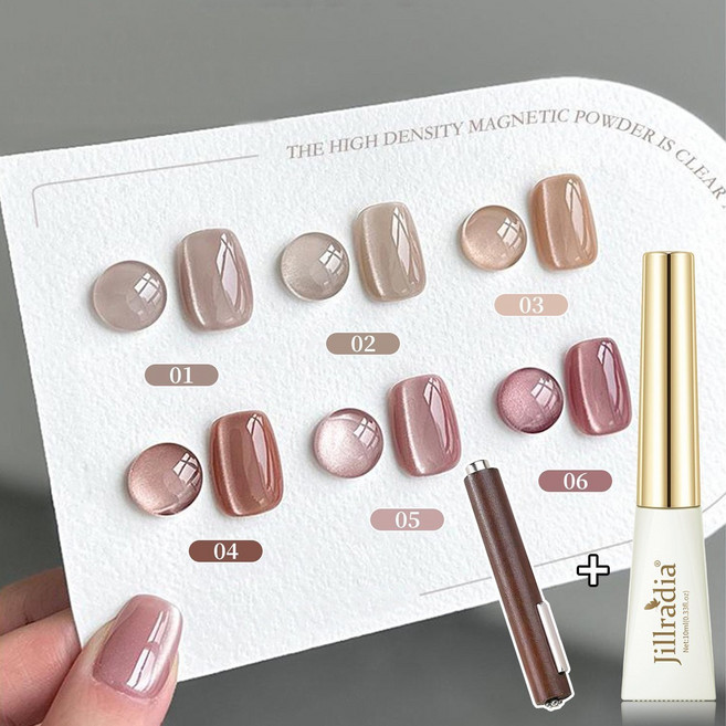 JiIIradia 별빛 자석젤 네일아트+네일 자석, 1개, 10ml, 06자석젤