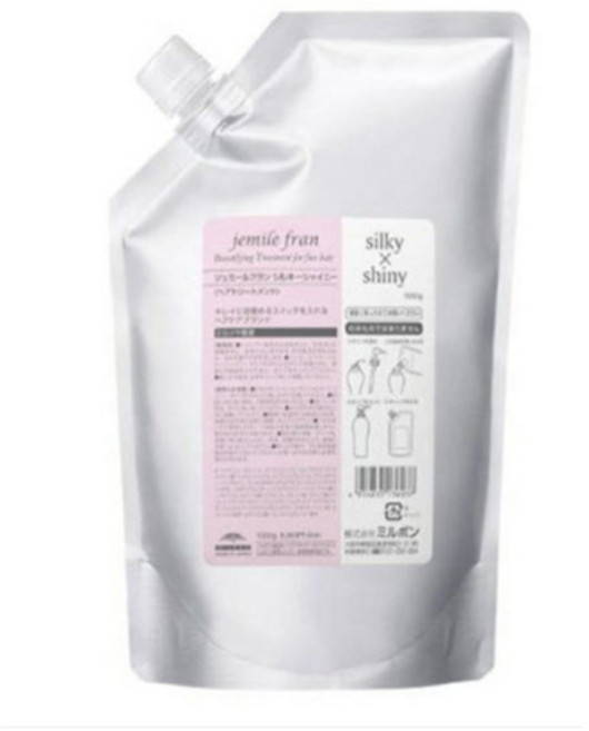 밀본 제밀프란 트리트먼트 실키샤이니 1000ml (가는모), 1개, 1L