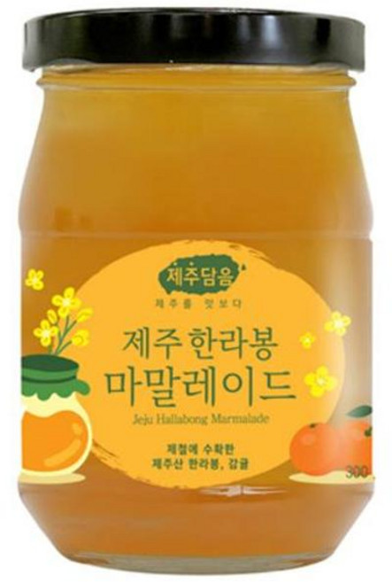 오뚜기 건강한 맛 아이들간식 제주담음 제주한라봉마말레이드 300g, 1개