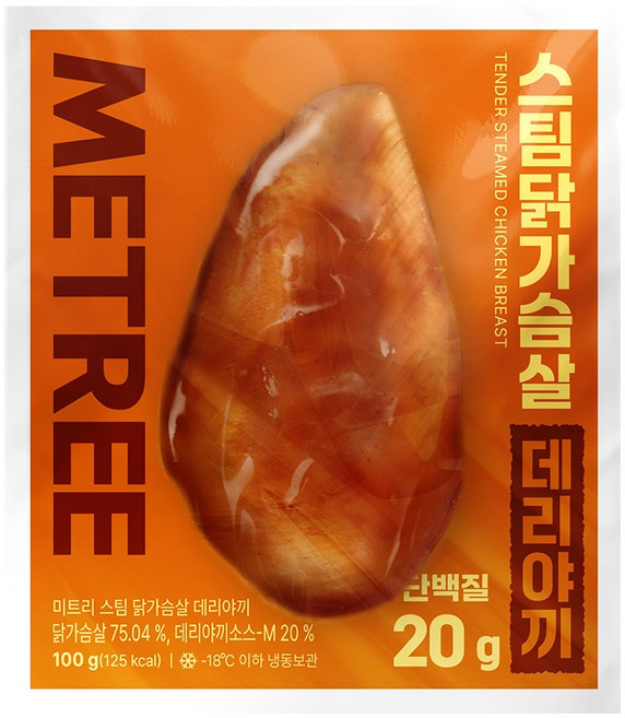 미트리 스팀 닭가슴살 데리야끼, 100g, 42개