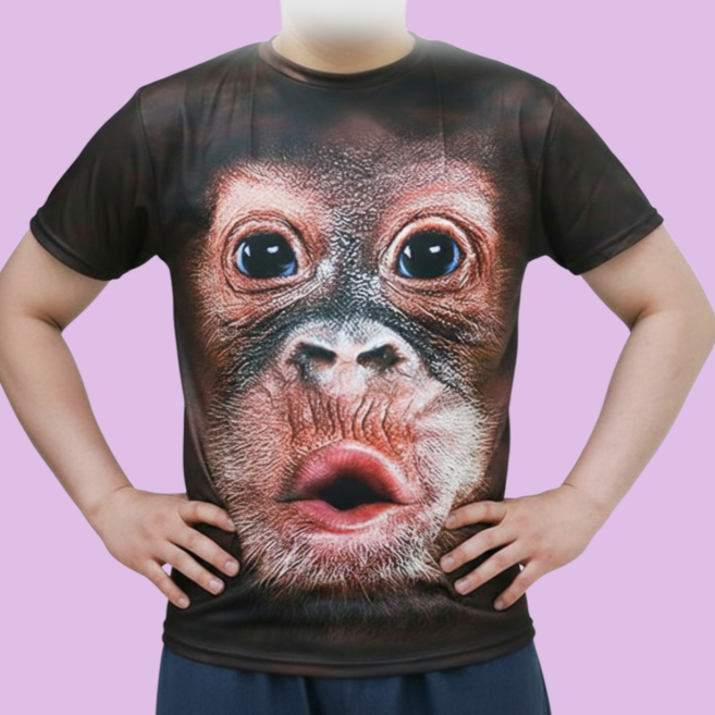 오랑우탄 원숭이 고릴라 티셔츠