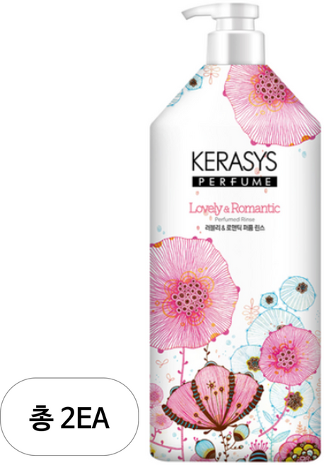 케라시스 퍼퓸 린스 러블리 앤 로맨틱, 1.5L, 2개
