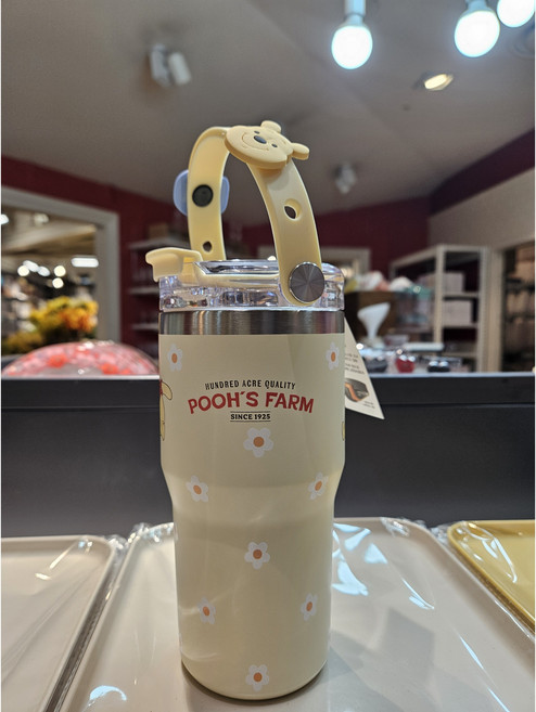 [MODERN HOUSE 중계점] 디즈니 곰돌이 푸 지비츠 핸들 텀블러 600ML CD0126015, 1개, 이미지참고