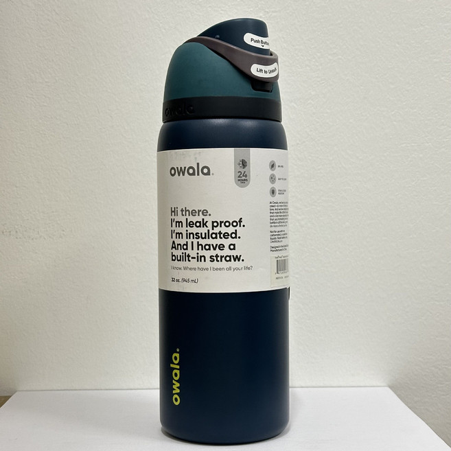 오왈라 FreeSip 프리십 인슐레이티드 텀블러 24oz 32oz, 710ml, 17, 1개