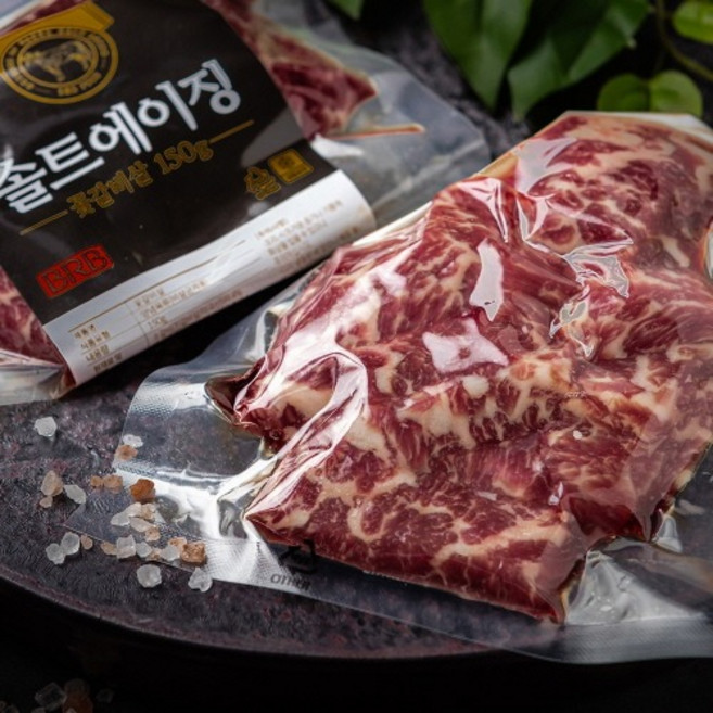 미트캠핑 꽃갈비살150g 숙성육 골라담기 개별진공팩 냉동포장 프라임등급 솔트에이징 숙성육, 안심150g, 1개, 150g