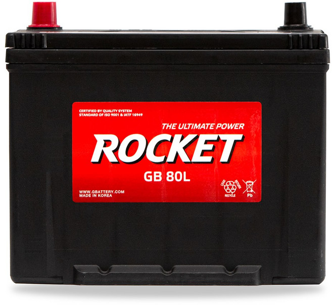 로케트 GB 80L YF소나타 그랜져HG K5 카렌스 배터리, 폐전지반납, 공구대여, 1개