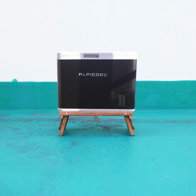 알피쿨냉장고 MK35블랙에디션 전용 받침대, 1단, 1개, 멀바우원목