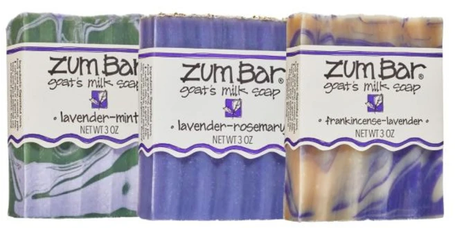 Zum Bar 고트밀크 산양유 비누 라벤더 블렌드 3온스 (3팩), Sea Salt, 3 Ounce (Pack of 3) - 쿠팡