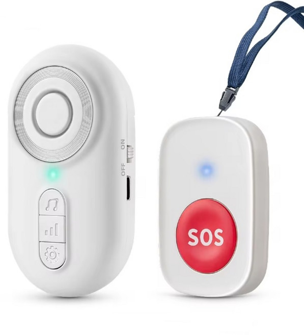 베리홈 간병 SOS 무선 호출기 사운드 진동 알림 완전무선 연결방식 최대 150m 연결거리, 1세트