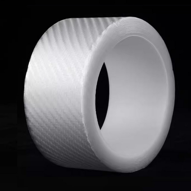 SEAMETAL 자동차 스크래치 방지 테이프 문콕 흠집 기스 방지 도어스텝 가드 코팅 발판스티커, 투명 패턴, 1개