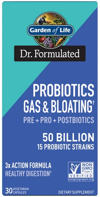 [미국정품직구상품] 가든오브라이프 Dr. Formulated 가스및 팽만감 500억 30정, 1개 - 쿠팡