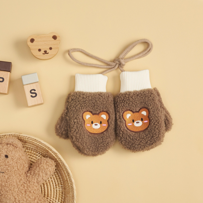 블랙체리 유아동 캐릭터 장갑