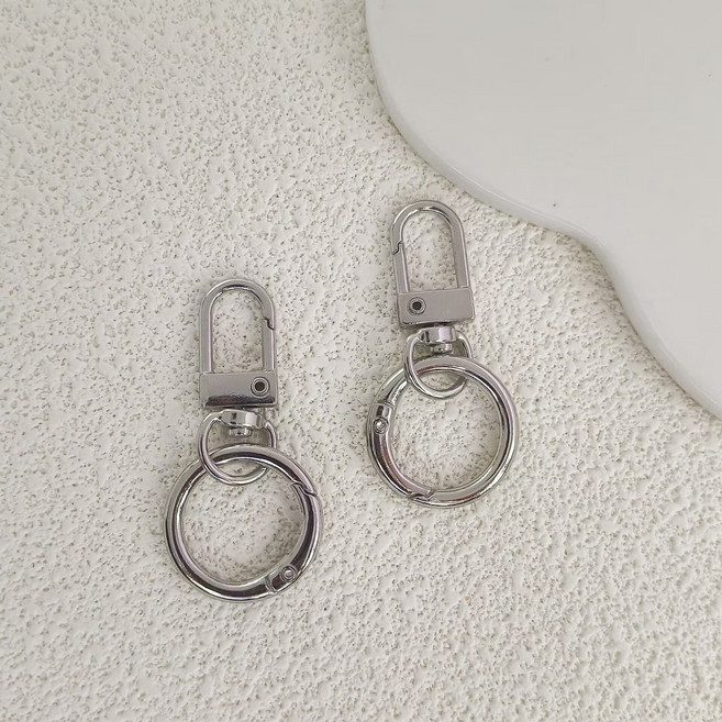 열쇠고리 10pcs, 1개, 원터치 고리