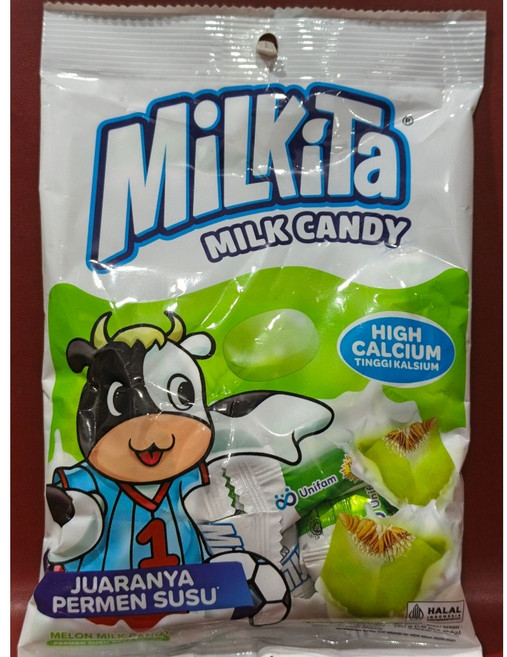 밀키타 멜론 밀크 캔디 120g (3개입)