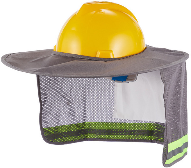 유스툴 안전모 햇빛 가리개, 그레이, 1개