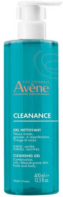 Avene Cleanance Cleansing Gel 아벤느 클리낭스 클렌징 젤, 4개, 400ml