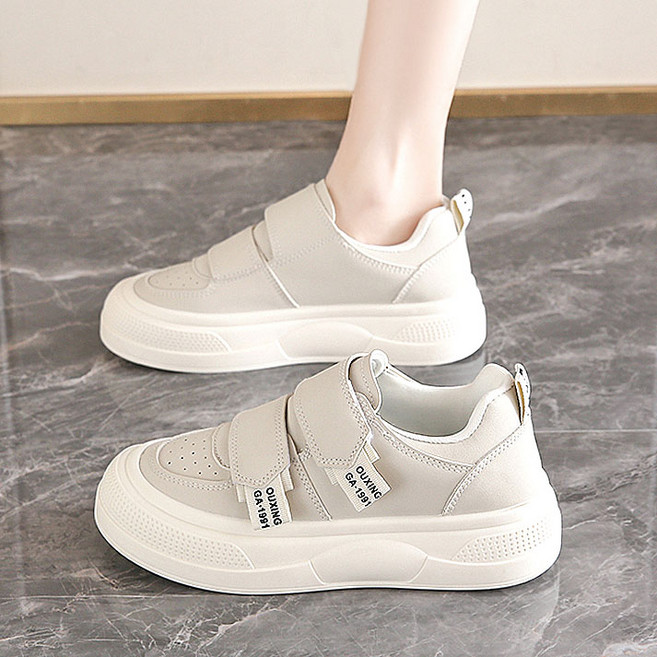 Modern Fashion 여성 트렌디 벨크로 운동화 발편한 스니커즈 L23