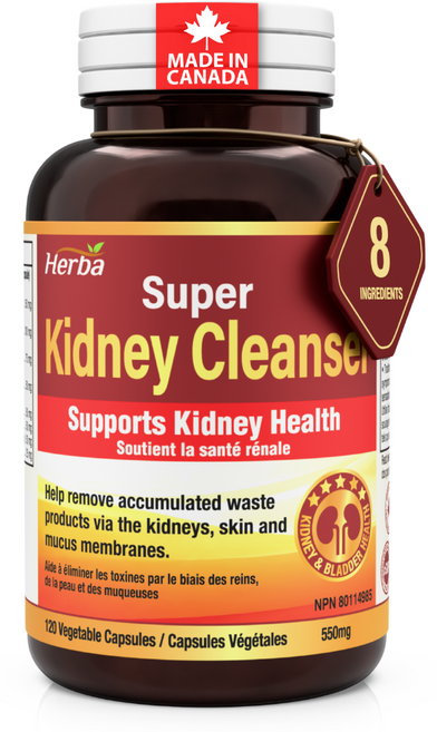 콩팥 신장 클렌즈 120식물성캡슐 키드니 클렌저 허바캐나다, 120정, 1개