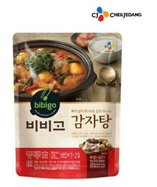 비비고 감자탕, 460g, 4개