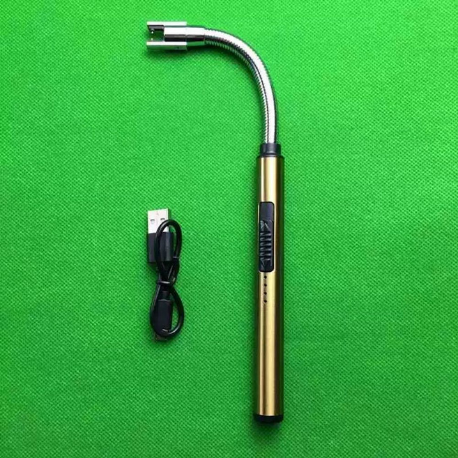 전기충격봉 휴대용 스턴건 삼단봉 소지가능 방어 가축 양돈장 배터리 테이저건 축사 56CM, 1개, B. 4CM 머리 구부림 레드 또는 골드 충전 케이블