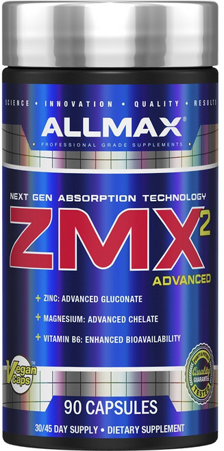 Allimax 鋅鎂維生素B6補充膠囊, 1罐, 90顆
