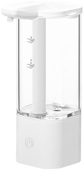 Tiger Pavilion 자동 센서 주방 세제 디스펜서 550ML, 1개, 화이트