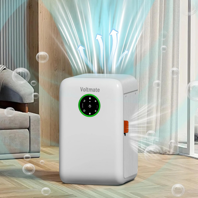 Voltmate 가정용 공기청정기 실내용 사무실 저소음 스마트 청정기 탁상용, 회이트, P100