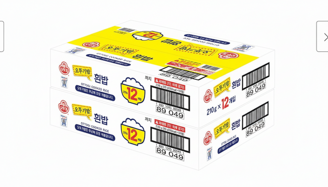 오뚜기 맛있는 밥 210g 24개