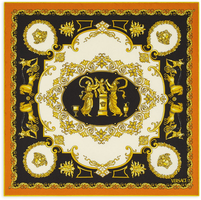 베르사체 메두사 바로크 스카프
