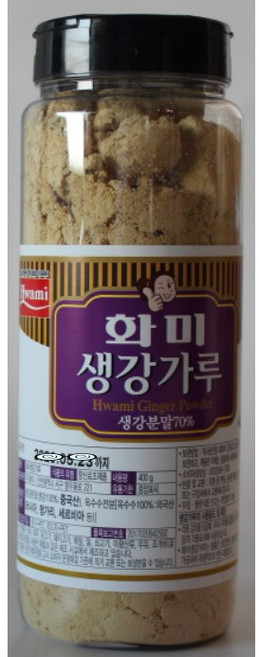 화미제당 생강가루, 400g, 3개