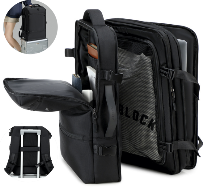 [다용도] 대용량 여행용 노트북 출장 확장형 백팩 여행 가방